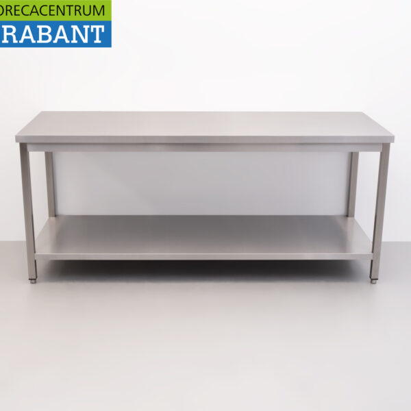 HCB Stainless Steel Work Table Premium-line 200 x 70 x 85 cm Catering