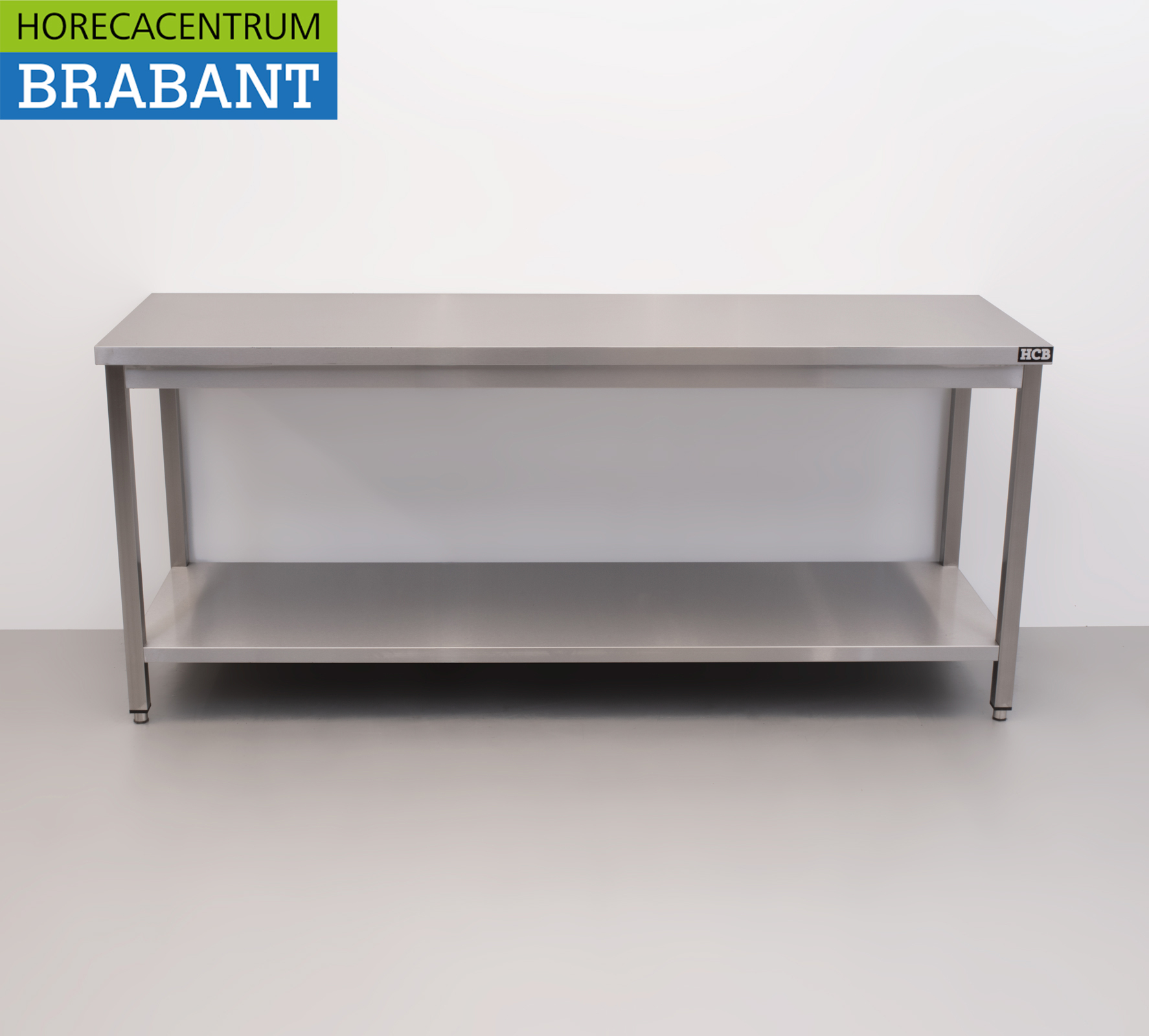 HCB Stainless Steel Work Table Premium-line 200 x 60 x 85 cm Catering