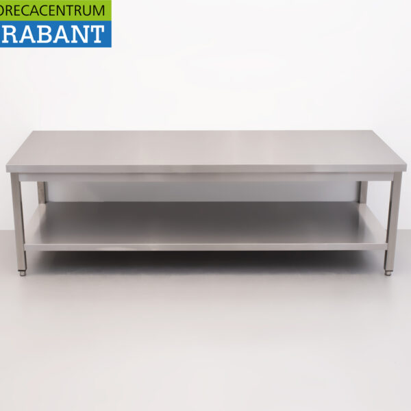 HCB Stainless Steel Work Table Premium-line 200 x 70 x 60 cm Catering