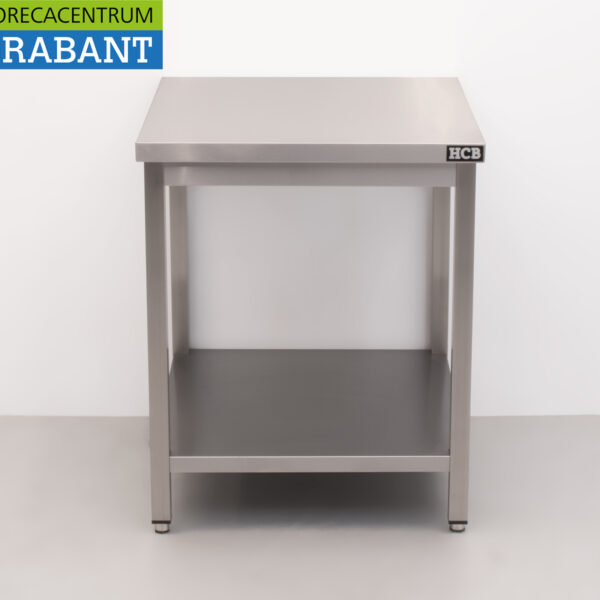 HCB Stainless Steel Work Table Premium-line 70 x 70 x 85 cm Catering