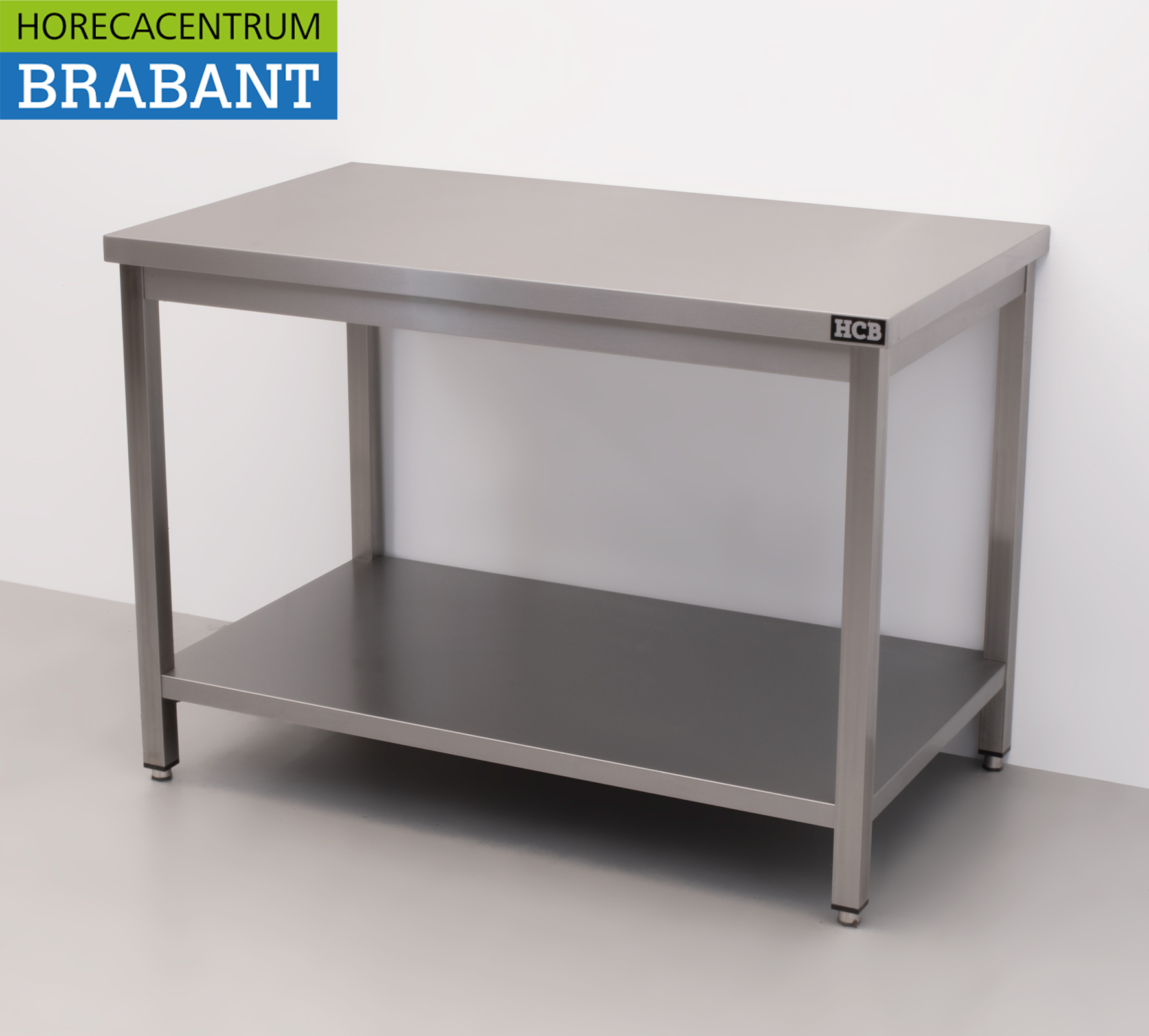 HCB Stainless Steel Worktable Premium-line 120 x 70 x 85 cm Catering - Image 2