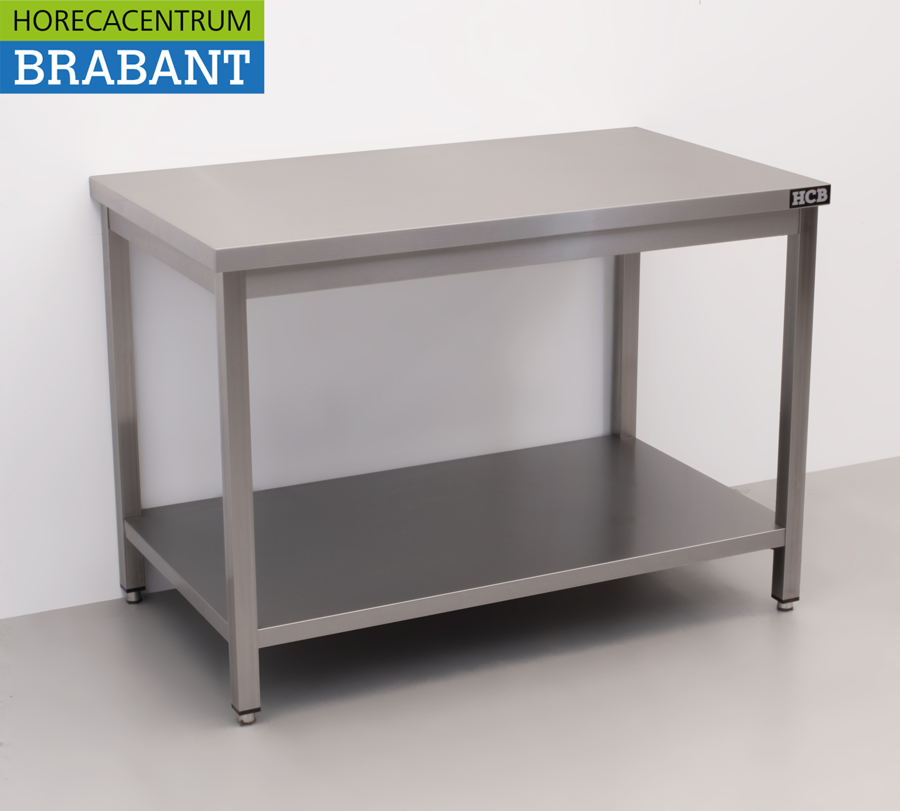 HCB Stainless Steel Worktable Premium-line 120 x 70 x 85 cm Catering - Image 3