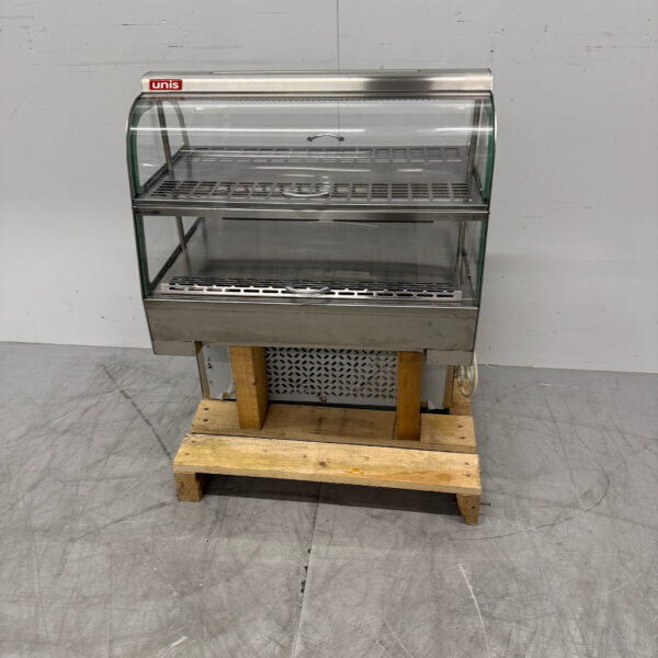 Stainless steel Unis Cool Built-in Refrigerated Display Case 4 flaps 230V Catering