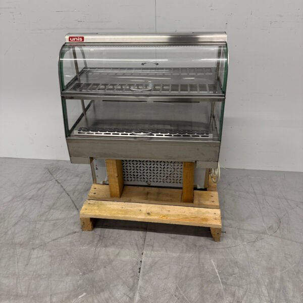 Stainless steel Unis Cool Built-in Refrigerated Display Case 4 flaps 230V Catering