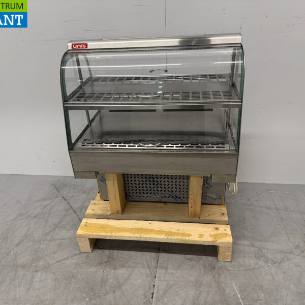 Stainless steel Unis Cool Built-in Refrigerated Display Case 4 flaps 230V Catering