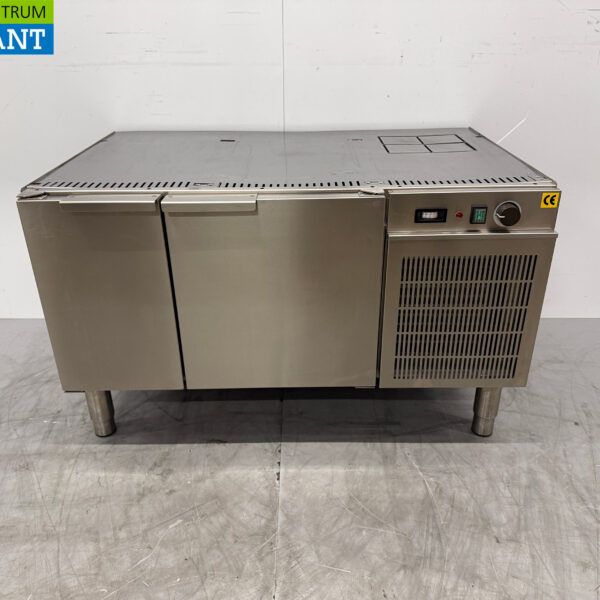 Stainless steel Substructure Refrigerated Workbench 2 Doors 230V Catering