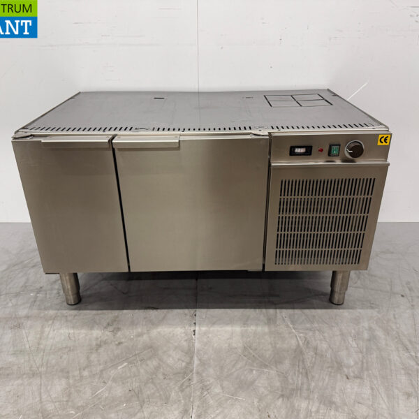 Stainless steel Substructure Refrigerated Workbench 2 Doors 230V Catering