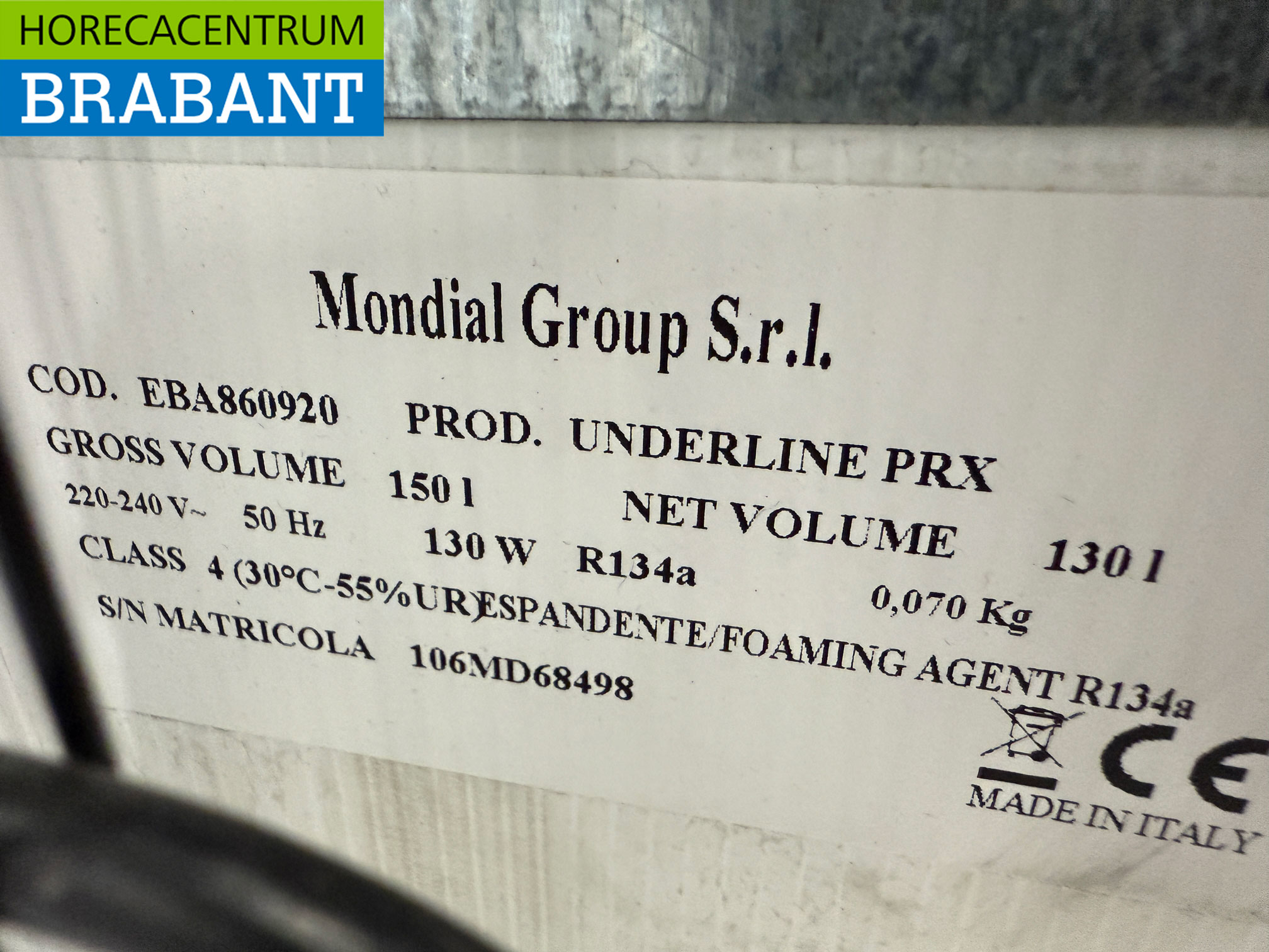 Framec Glass Door Refrigerator 1 Door 60 cm 230V Catering - Image 5