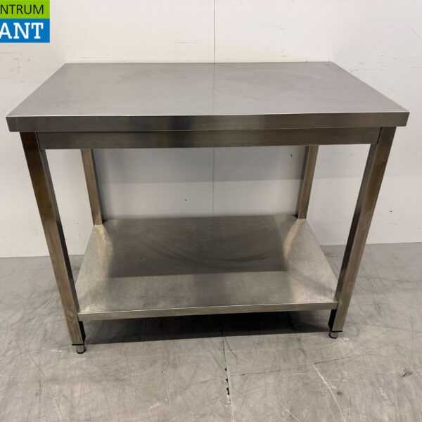 Stainless steel Worktable with undershelf 280 x 80 x 87 cm Horeca (kopie)