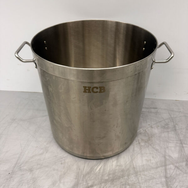 Stainless steel HCB Soup Pan Cooking Pan Induction 33,5 x 33,5 cm 25 liter Horeca