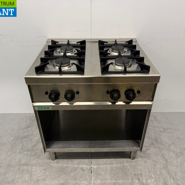 Stainless steel Emme 4 Burner Stove 80 cm GAS Horeca