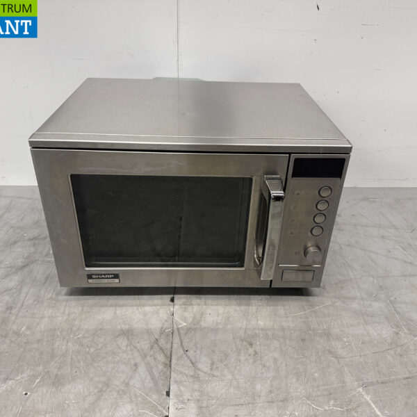 Stainless steel Microwave Sharp R-25AM 2100 watts 230V Catering