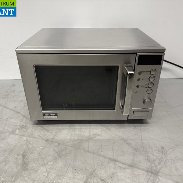 Stainless steel Microwave Sharp R-25AM 2100 watts 230V Catering