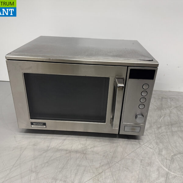 Stainless steel Microwave Sharp R-25AM 2100 watts 230V Catering