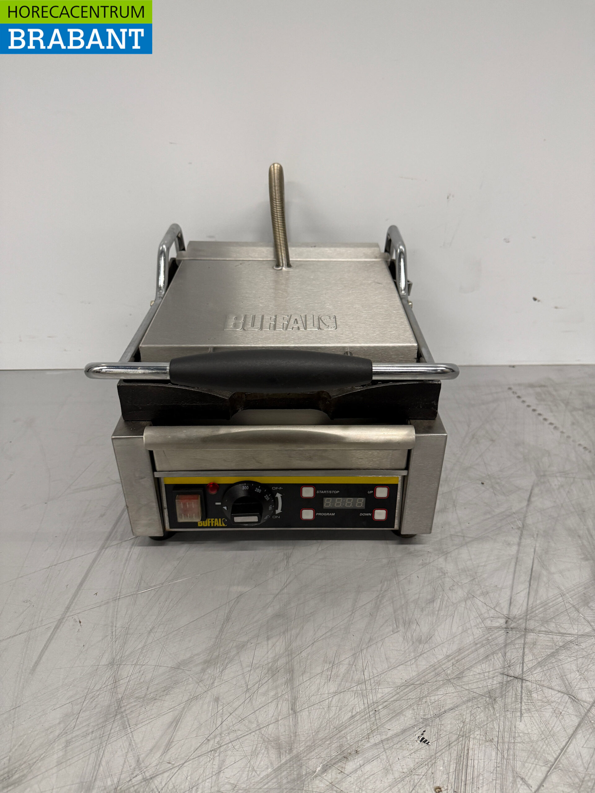 Stainless steel Buffalo Panini Grill 230V Catering