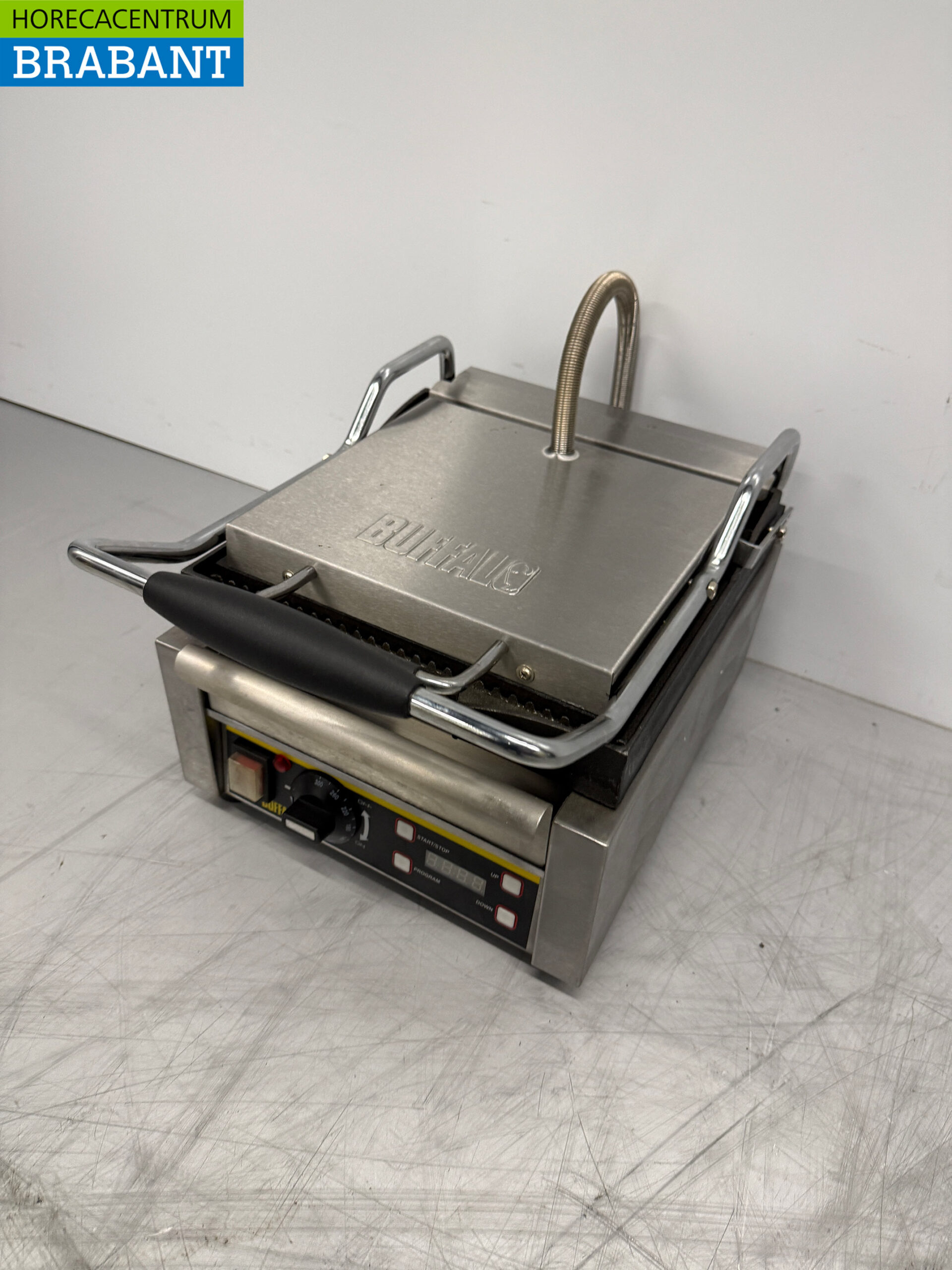 Stainless steel Buffalo Panini Grill 230V Catering - Image 2