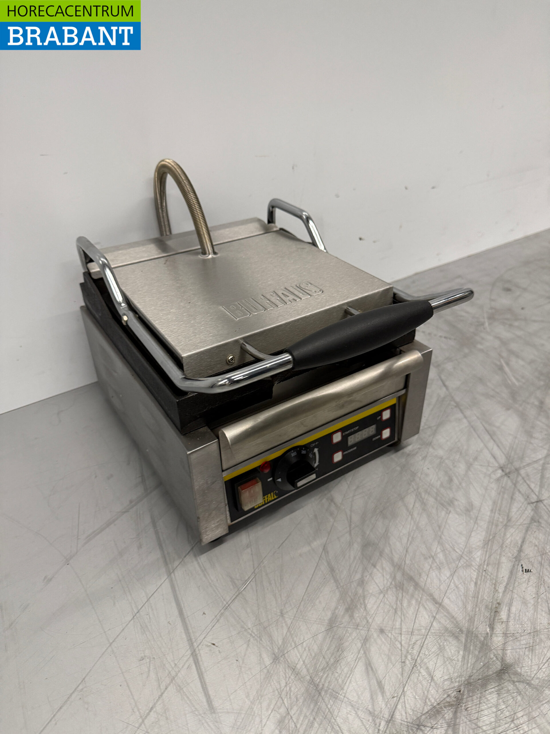 Stainless steel Buffalo Panini Grill 230V Catering - Image 3