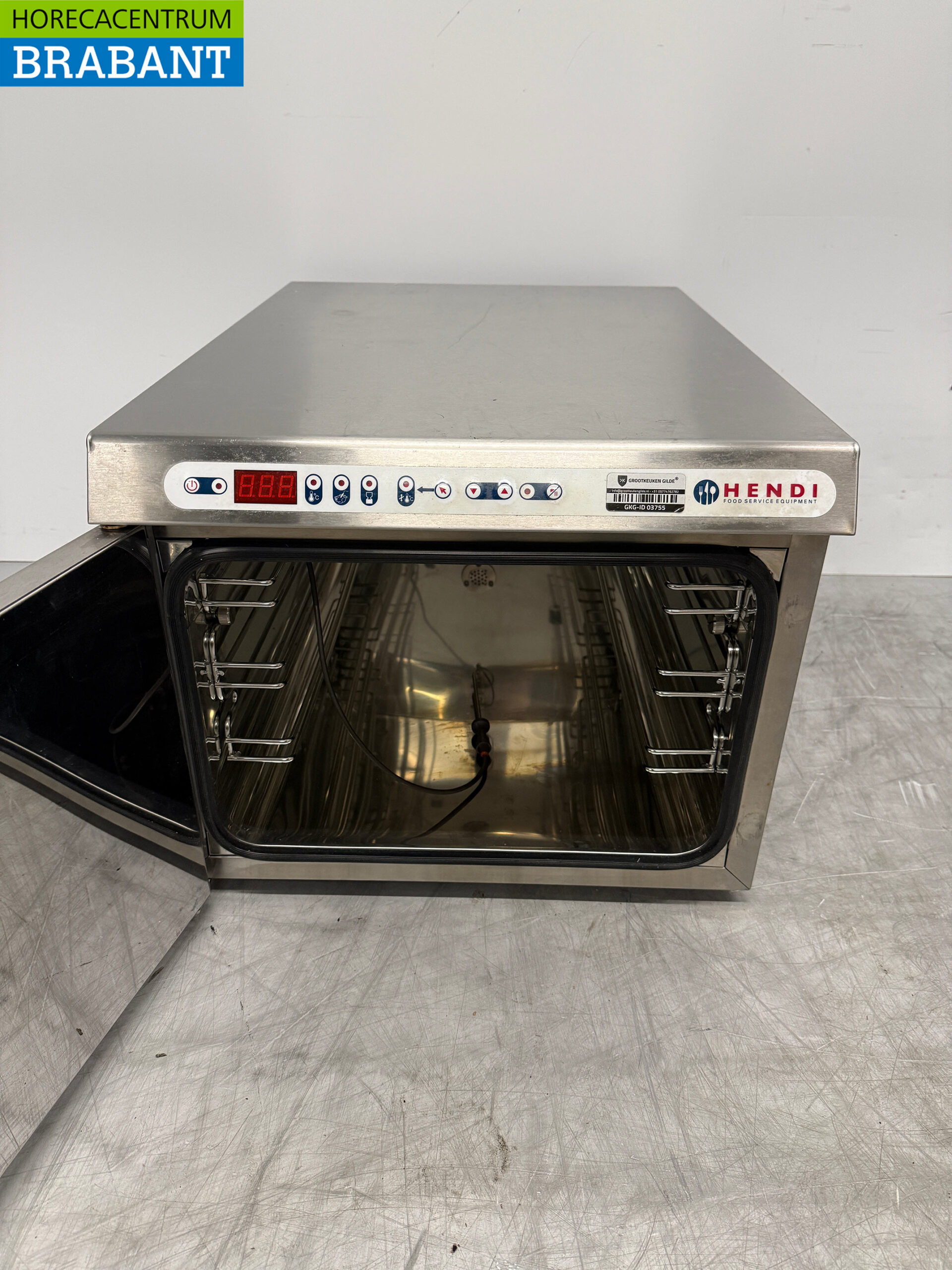 Stainless steel Hendi Low tempering oven 3 x 1/1 GN 230V Horeca - Image 4