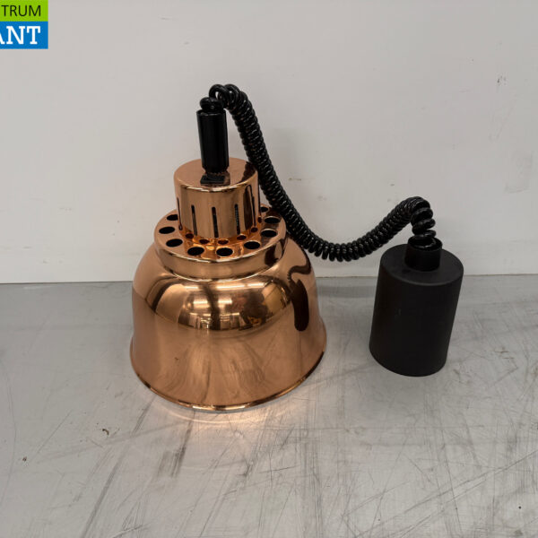 Scholl Copper Heat Lamp Heating Lamp round Bronze 225 mm 250 watts 230V Catering