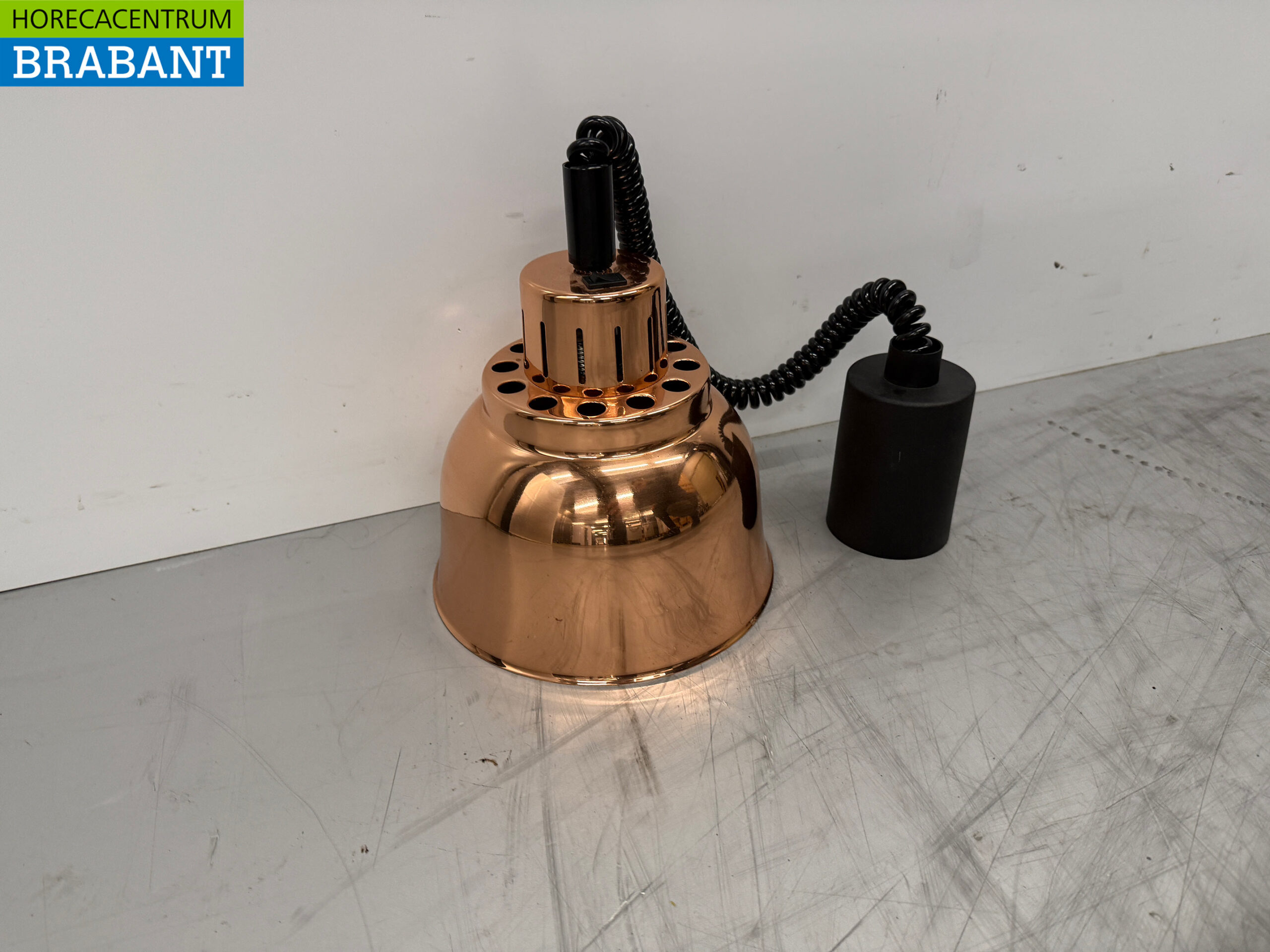 Scholl Copper Heat Lamp Heating Lamp round Bronze 225 mm 250 watts 230V Catering - Image 3