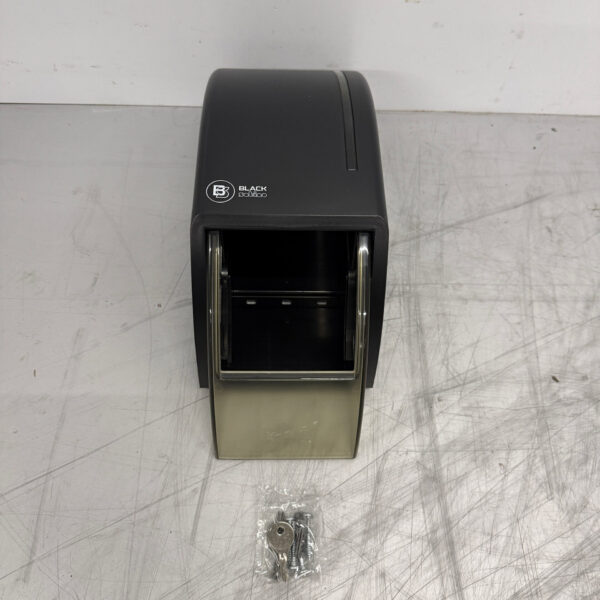 Black Satino ST10 Black Toilet Roll Dispenser Catering