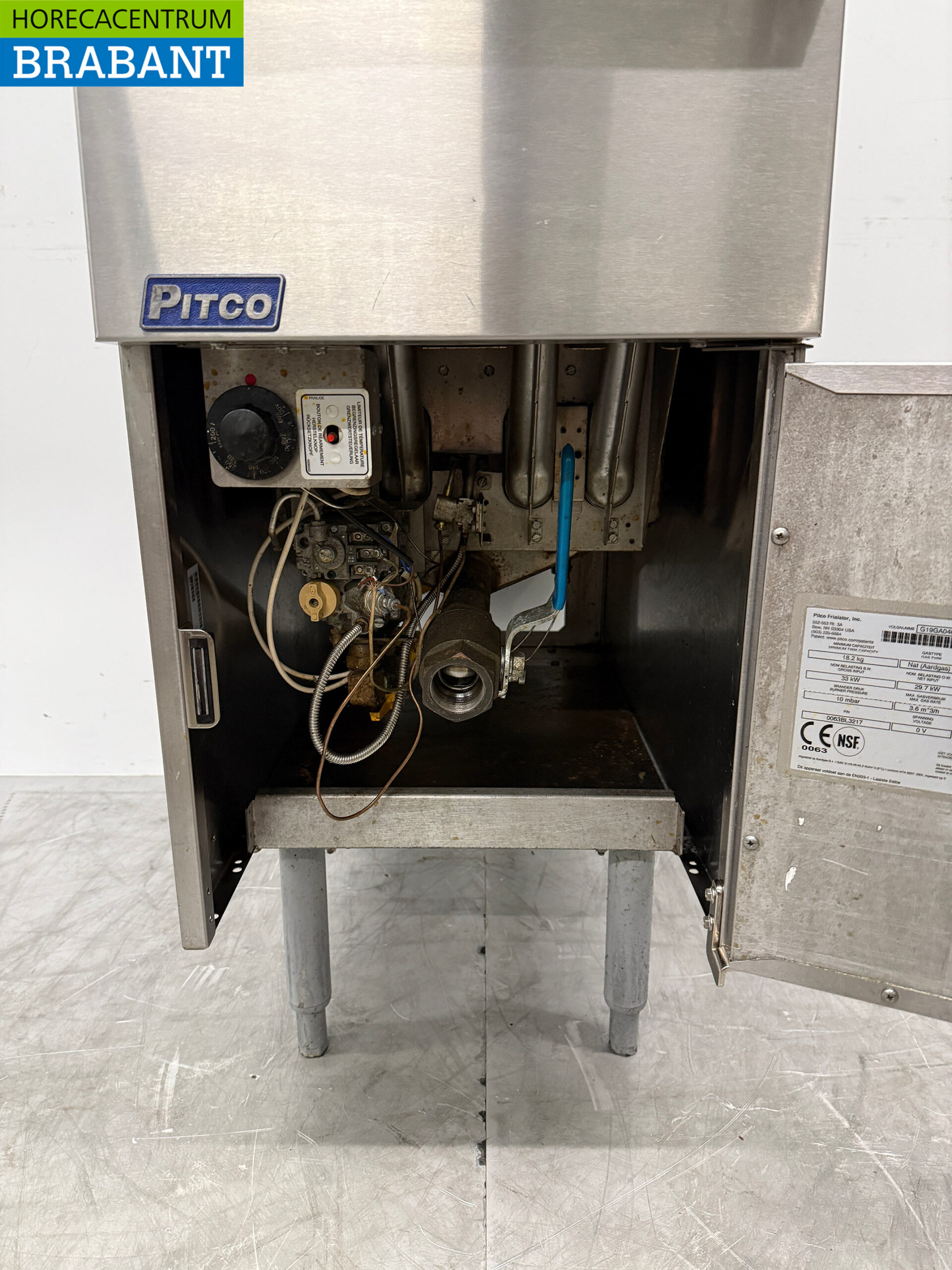 Stainless steel Pitco SG14 Fryer 23 liters GAS Catering - Image 5