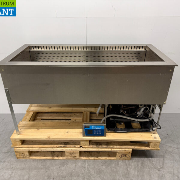 Stainless steel Cool Compact Drop in Saladiere Refrigerated Tray 4 x 1/1 GN 230V Catering