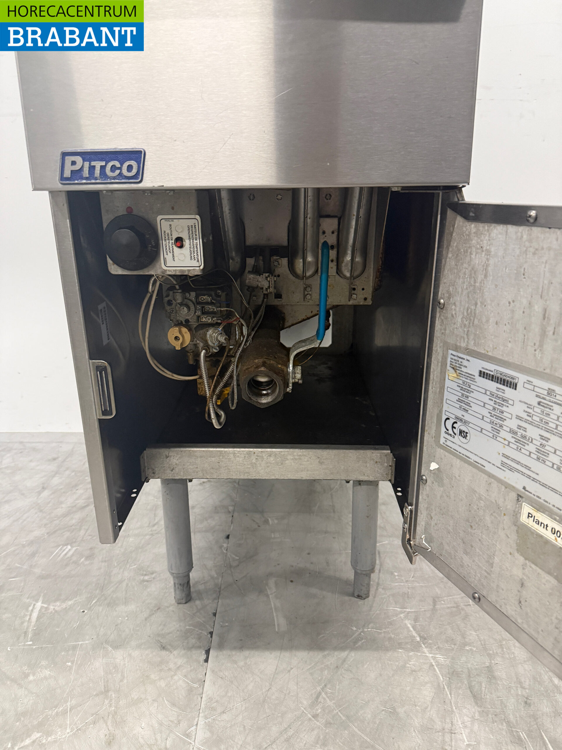 Stainless steel Pitco SG14 Fryer 23 liters GAS Catering - Image 5