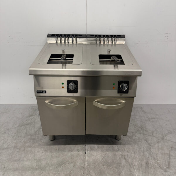 Stainless steel Fagor Double Fryer 2 x 15 liters 2 x 400V Horeca