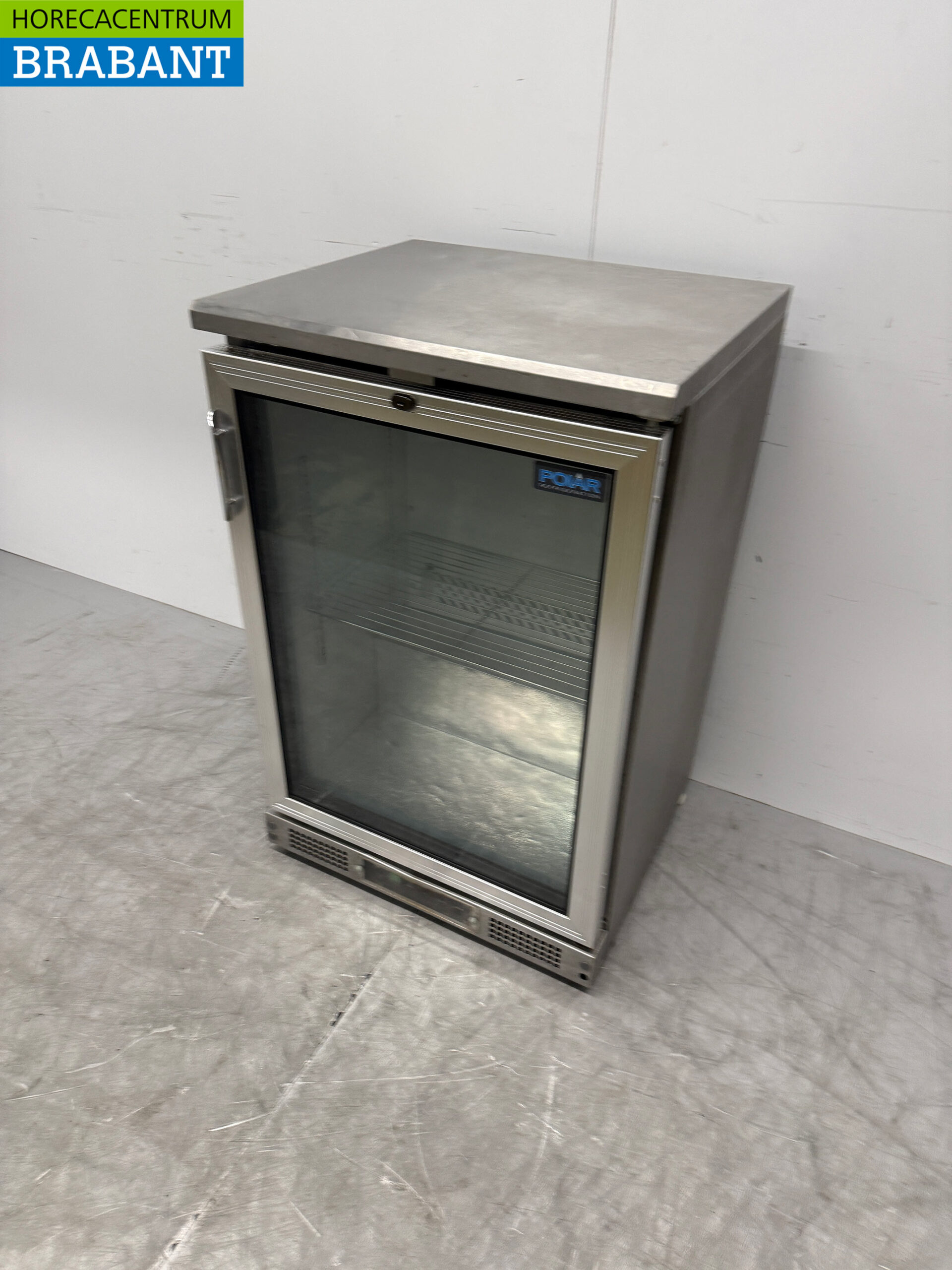 Stainless steel Polar Glass Door Refrigerator 200 liters 230V Catering - Image 2
