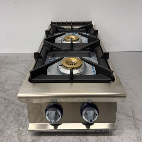 Gico stainless steel 2 Burner Stove 40 cm 900 line Horeca