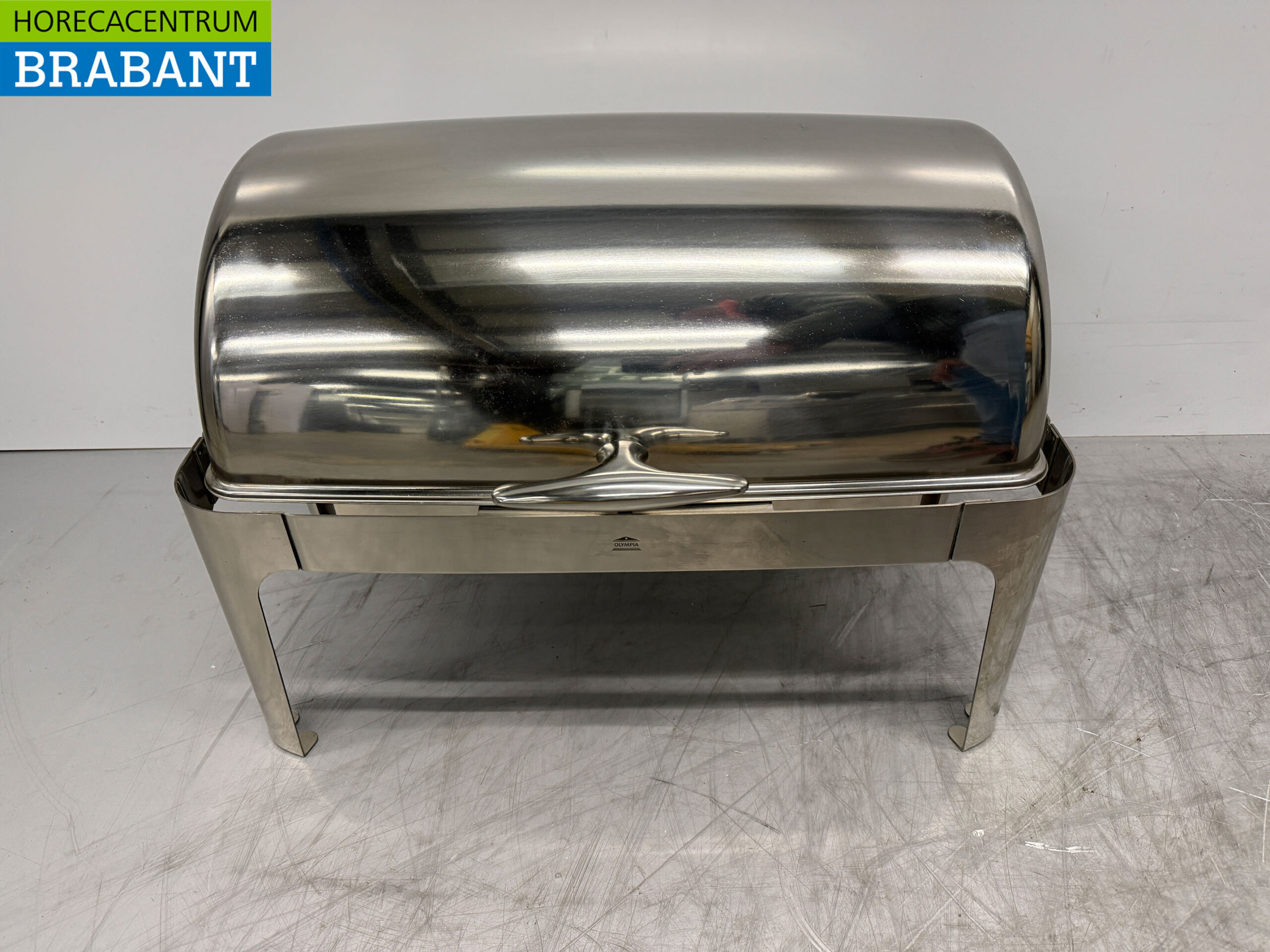 Stainless steel Olympia Chafingdish Rolltop 1/1 GN Catering