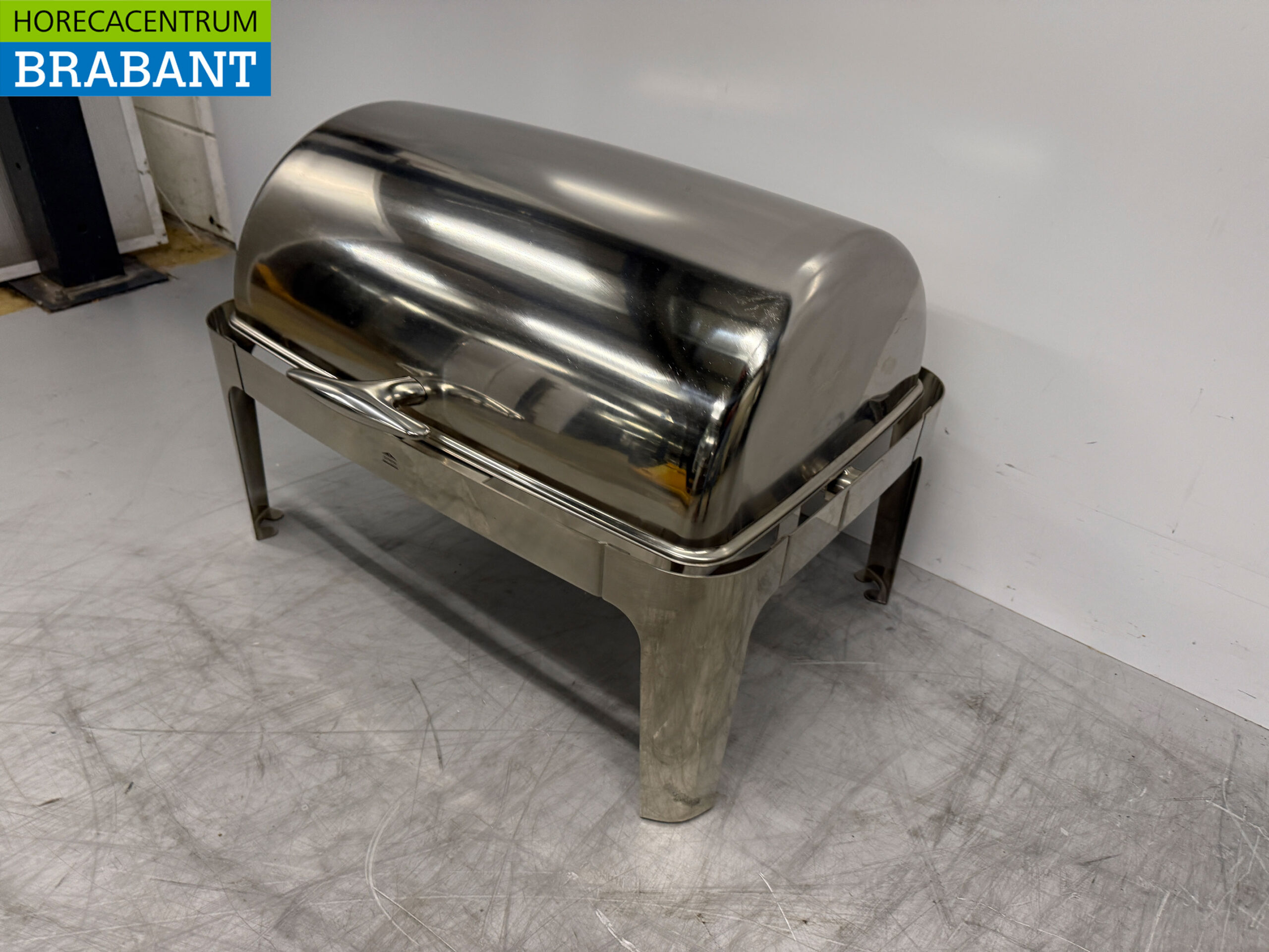 Stainless steel Olympia Chafingdish Rolltop 1/1 GN Catering - Image 2