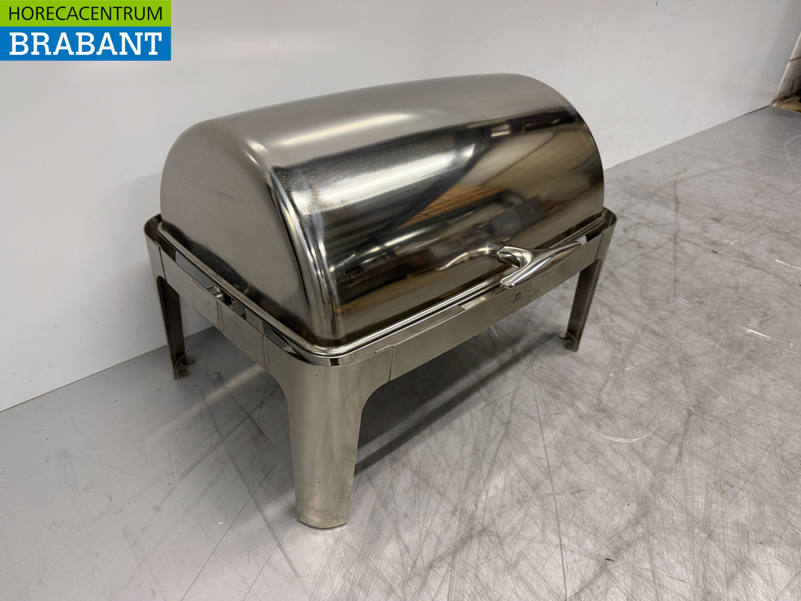 Stainless steel Olympia Chafingdish Rolltop 1/1 GN Catering - Image 3