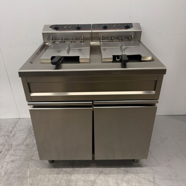 Profinox Stainless Steel Double Fryer 2 x 12 liters 400V Catering