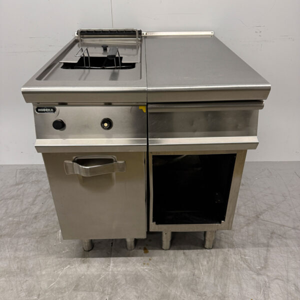 Stainless steel Olis Fryer 17 liters GAS 80 cm Horeca
