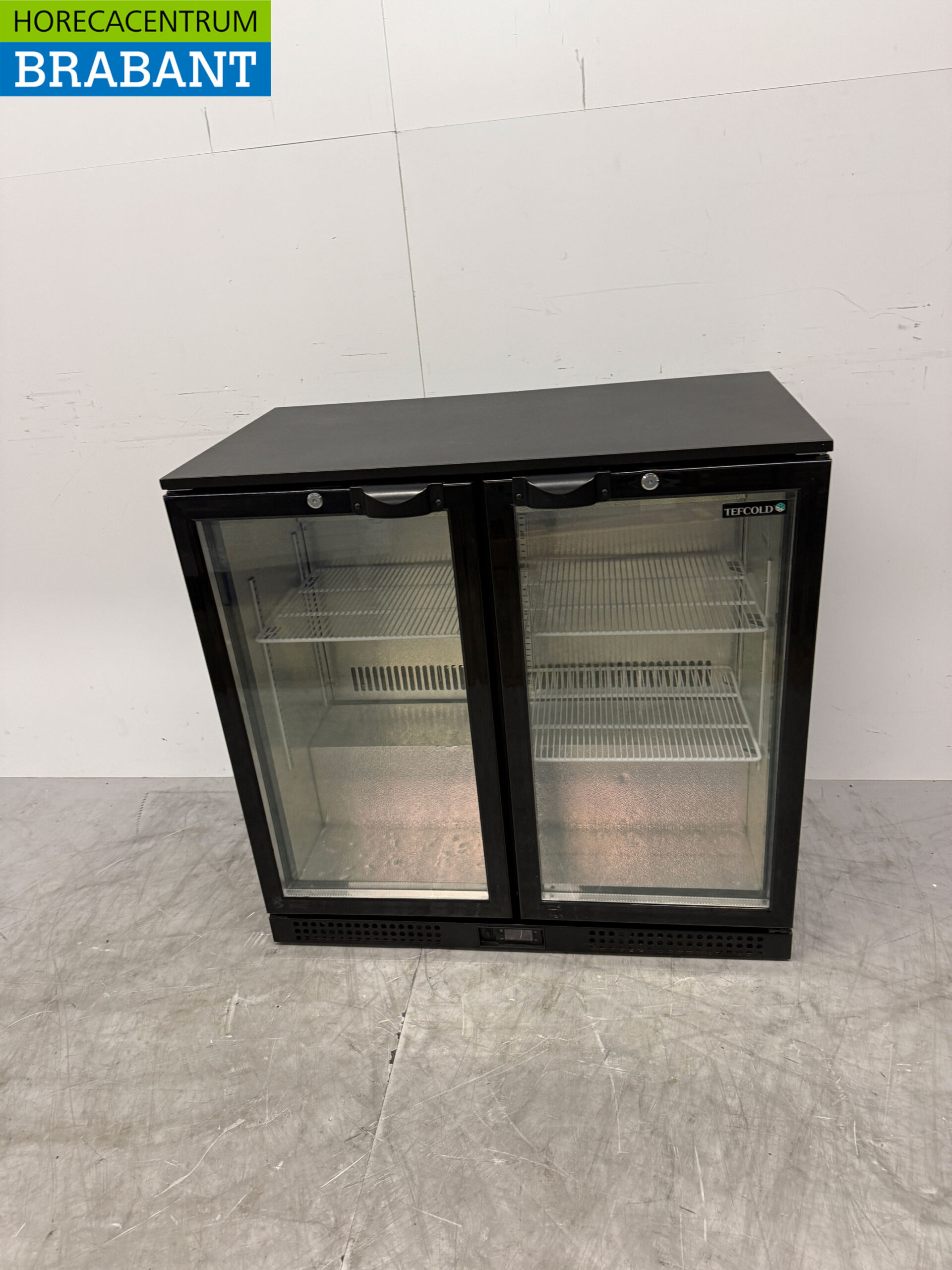 Tefcold Bar Refrigerator 2 Glass folding doors 90 cm 230V Catering
