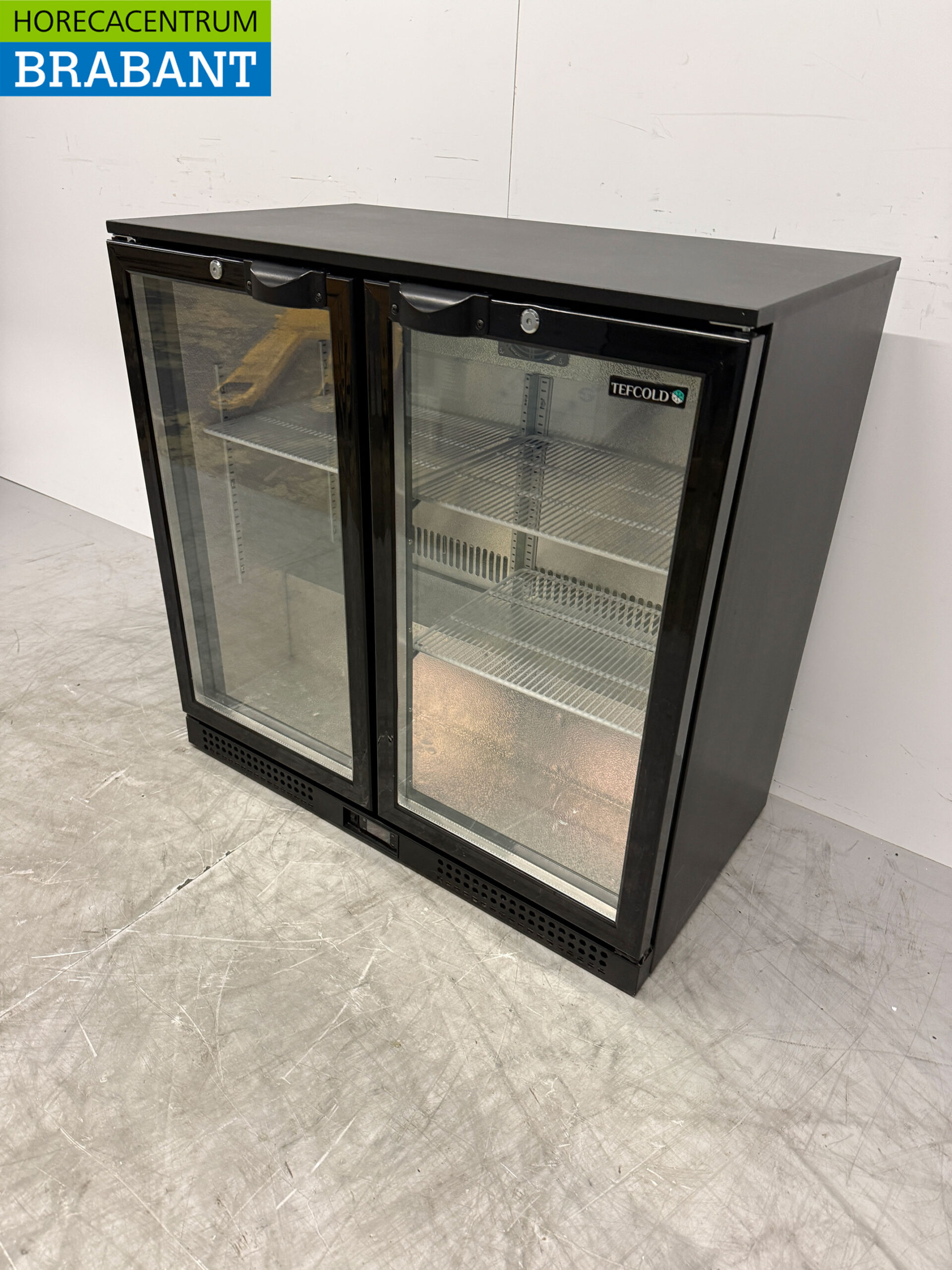Tefcold Bar Refrigerator 2 Glass folding doors 90 cm 230V Catering - Image 2