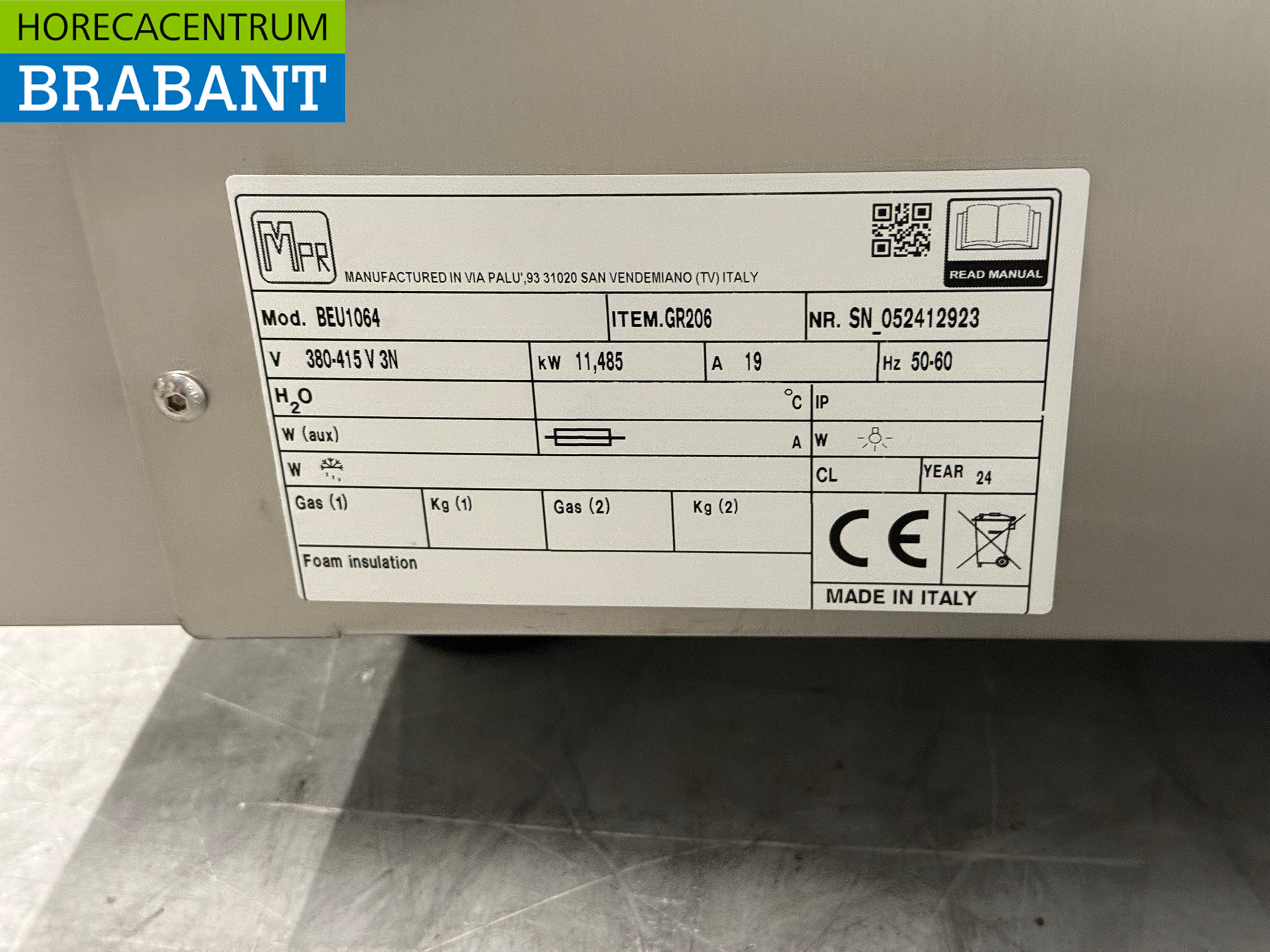 Stainless steel Gastro-M Hot air oven with Moisture Injection 10x 60/40 cm 400V Horeca - Image 6