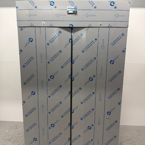 Stainless steel Polar Mobile Double Door Freezer 1400 liters 230V Horeca