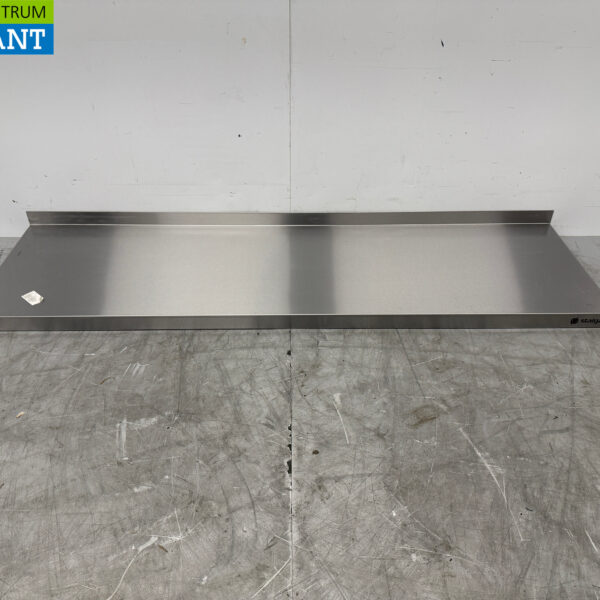 Stainless steel Wall Shelf 140 x 40 cm Horeca