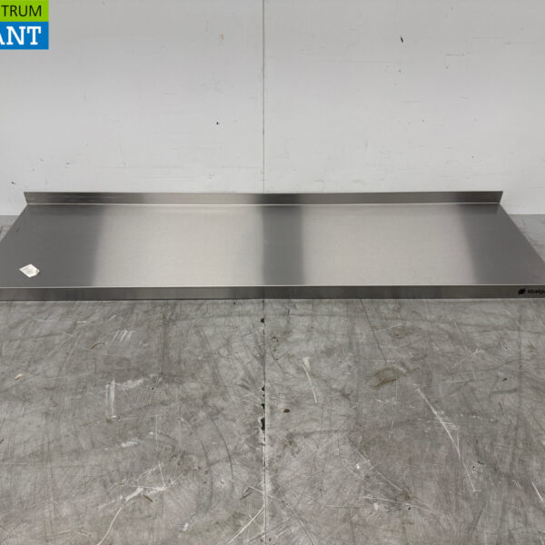 Stainless steel Wall Shelf 140 x 40 cm Horeca