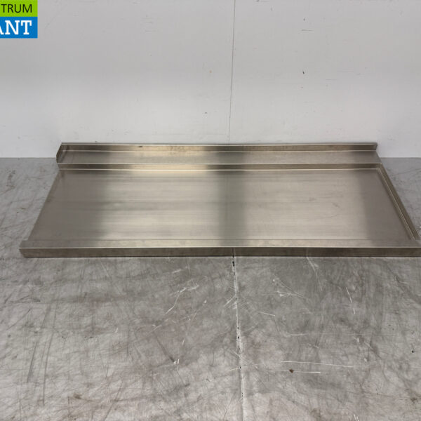 Stainless Steel Drain Sheet T.B.V. Slide Through Dishwasher 170,5 x 71,5 cm Horeca