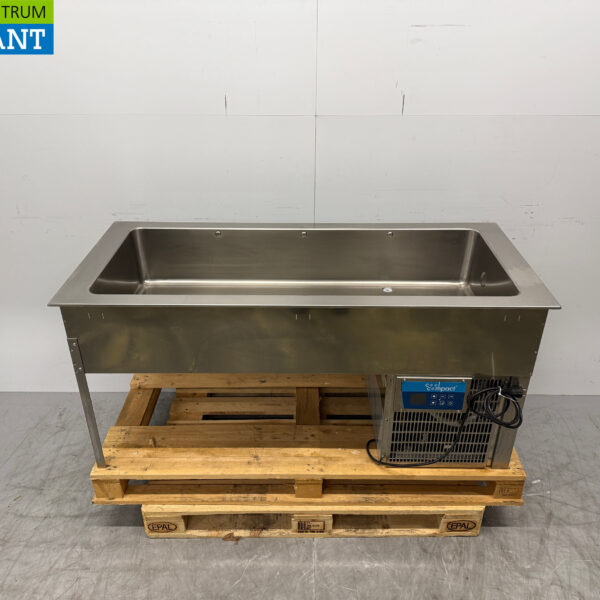 Stainless steel Cool Compact Drop in Saladiere Refrigerated Tray 4 x 1/1 GN 230V Catering