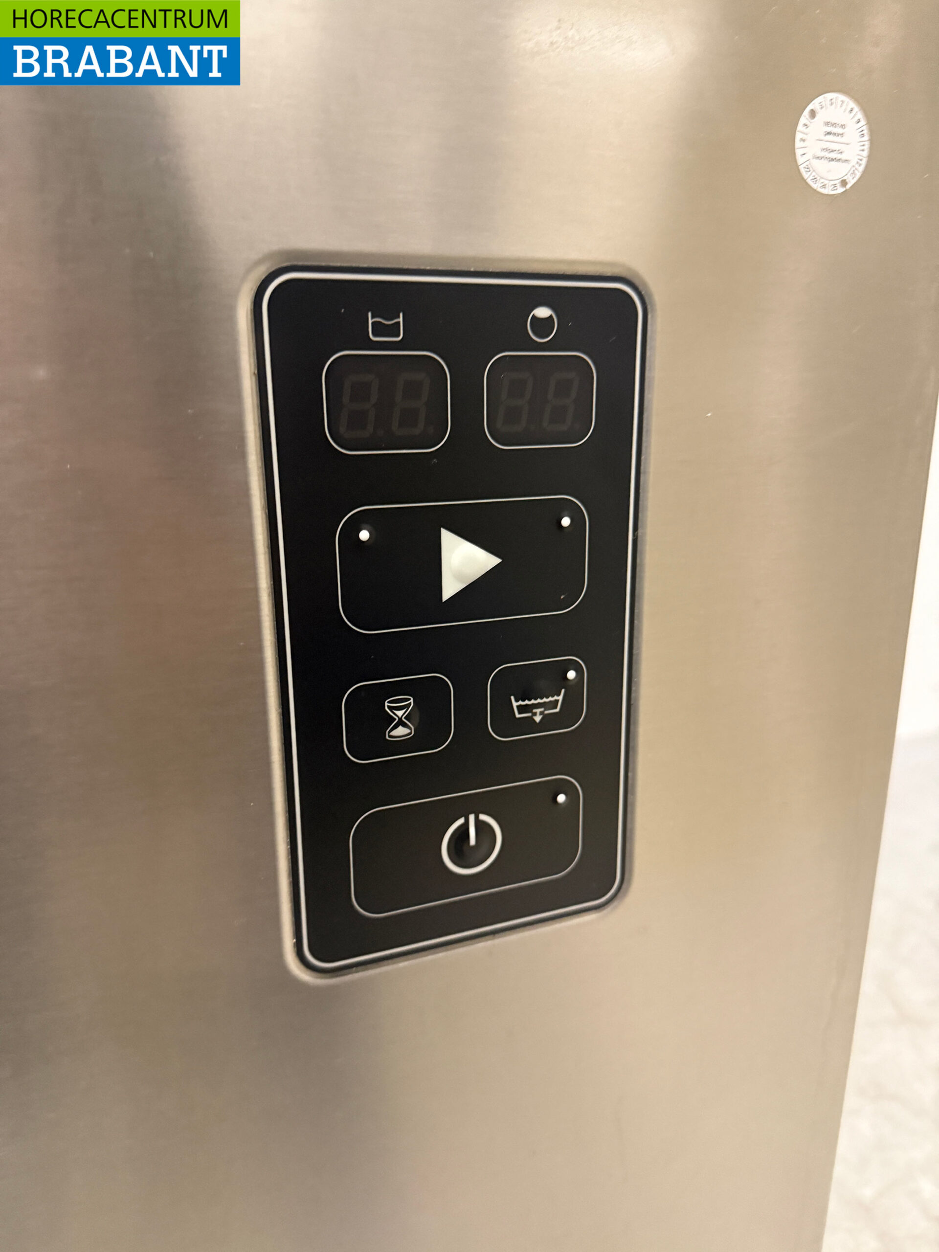 Stainless steel Kastel Slide-through dishwasher 400V Catering - Image 6