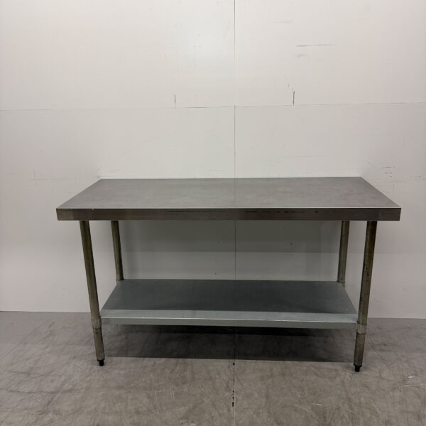 Stainless steel Worktable with undershelf 150 x 60 x 90 cm Catering