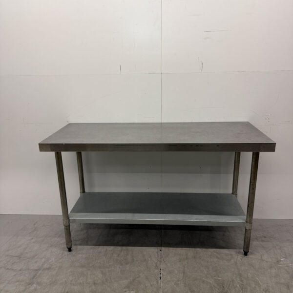 Stainless steel Worktable with undershelf 150 x 60 x 90 cm Catering