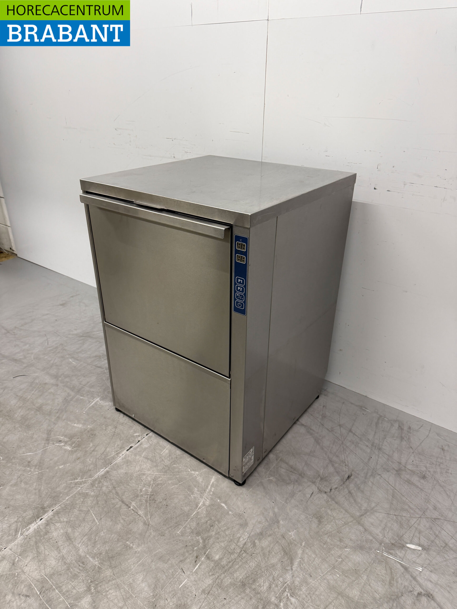 Stainless steel Rhima Dishwasher with drain pump 230V Horeca - Image 2