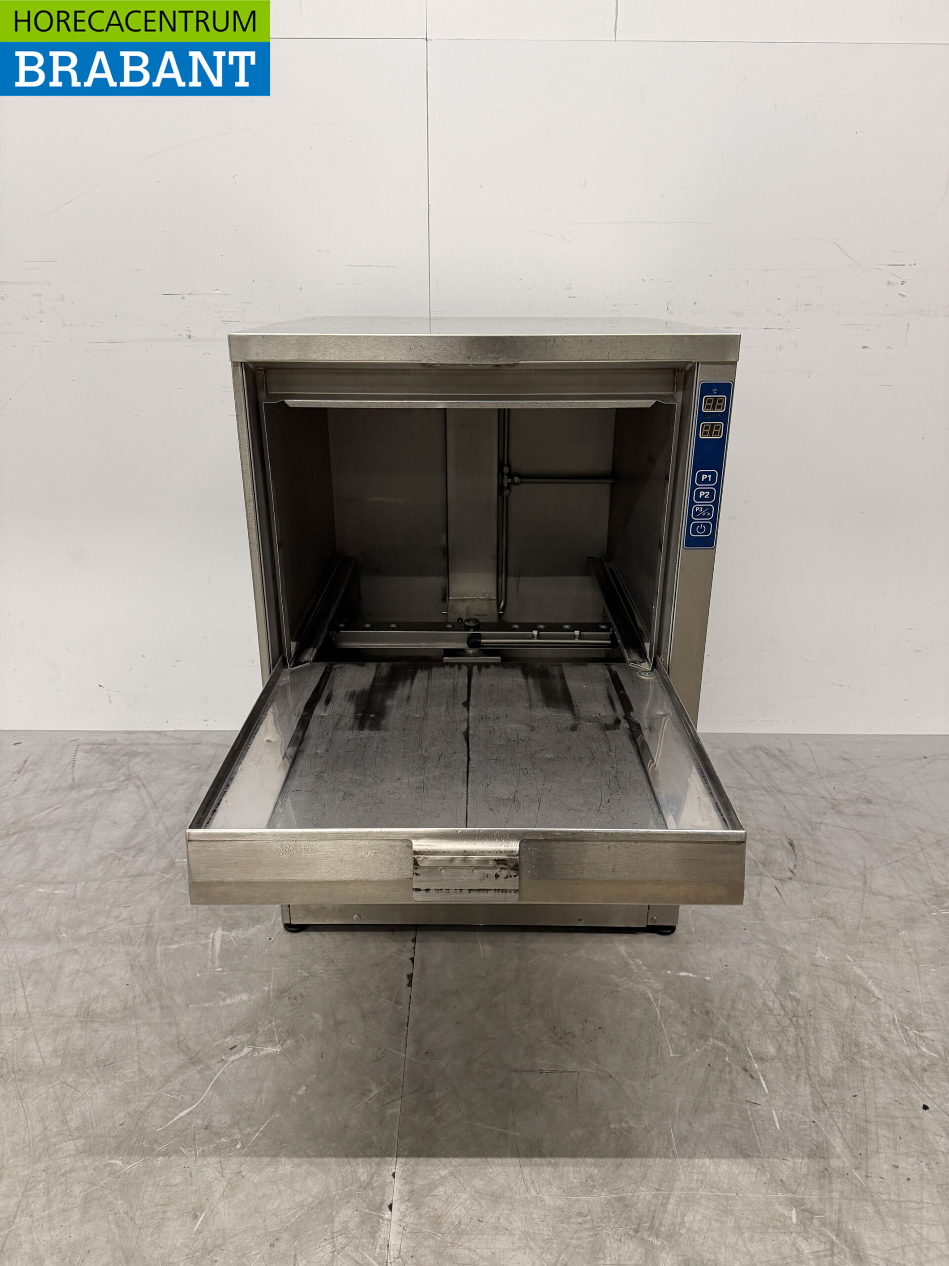 Stainless steel Rhima Dishwasher with drain pump 230V Horeca - Image 4