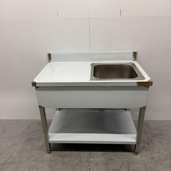 Stainless Steel Sink Sink with underhood 100 x 60 x 84 cm Catering